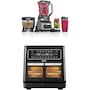 Miniatura de Paquete Ninja Sistema de Cocina Profesional Plus 3 en 1 Modelo BN801 Gris con Jarra de 72 oz (2.1L), Tazón Procesador de 64 oz (1.9L), 2 Vasos To-Go de 24 oz + Oster Freidora de Aire Flex Modelo CKSTAF11MCDDF-013 Negro 11L con 2 Zonas de 5.5L