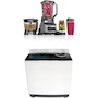 Miniatura de Ninja Sistema de Cocina 3-en-1 Set Licuadora BN801 (Vaso 72 oz, Tazón Procesador 64 oz, Vasos Individuales 24 oz) + Koblenz Lavadora Dos Tinas 13 Kg Blanca LDM-13