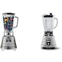 Miniatura de Licuadora Clásica Oster Reversible Modelo BLSTBESTE013 Color Cromado con Vaso de Vidrio de 1.5 Litros, Dimensiones 8.3 x 10 x 13.6 Pulgadas, Serie Classic