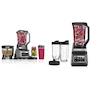 Miniatura de Ninja Professional Plus Sistema de Cocina 3 en 1 Licuadora BN801 + Blender BN751, Jarra Trituradora Total 72 oz, Capacidad Máxima Líquido 64 oz, Color Negro/Acero Inoxidable, Serie Professional Plus, Dimensiones 7.4 x 9.6 x 18 pulgadas