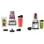 Miniatura de Ninja Foodi Extractor de Nutrientes y Licuadora Personal Modelo BN401 Auto-iQ, Color Plata Nube, con 2 Vasos de 24 oz y 1 Vaso de 14 oz