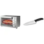 Miniatura de Black+Decker Horno Eléctrico Freidora de Aire 3 en 1 + Victorinox Swiss Classic Cuchillo de Chef 20 cm Modelo 6.8083.20B Mango Negro