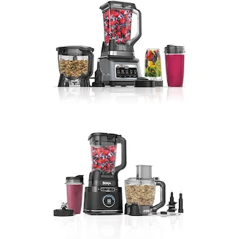 Imagen de referencia para Ninja Sistema de Cocina 3-en-1 BN801 Professional Plus con Licuadora 72 oz, Procesador 64 oz, 2 Tazas para Llevar 24 oz, Color Gris