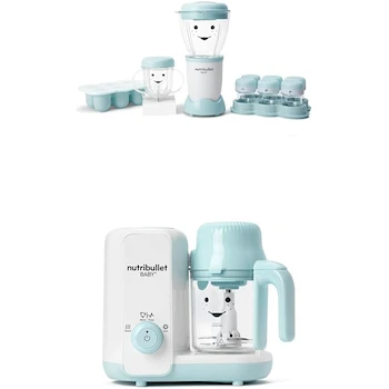 Imagen de referencia para Nutribullet Baby, Licuadora Personal para Bebés Azul 12 Piezas + Nutribullet Baby Steam and Blend