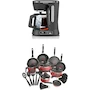 Miniatura de Bundle PowerXL Cafetera + T-fal Batería de Cocina Supercook 26 Piezas Color Rojo (Bundle)