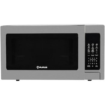 Imagen alusiva al producto Horno de Microondas Aurus Modelo AMP14SS 1.4 Pies Cúbicos en Acero Inoxidable