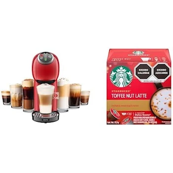 Imagen alusiva al producto KRUPS NESCAFÉ® Dolce Gusto Genio S Plus Roja Automática + Toffee Nut Latte