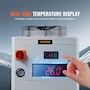 Miniatura de VEVOR CW6000 Enfriador de Agua Industrial Blanco con Compresor, Tanque de 15 L, Tasa de Flujo Máximo 65 L/min, para Máquina de Grabado Láser CO2