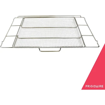 Imagen 2 de Frigidaire ReadyCook™ Bandeja de Freír de Aire para Horno de Pared de 30 pulgadas, Medidas 25 x 16 x 1.7 pulgadas, Acero Inoxidable Plateado, Modelo FRIGPEREAFT