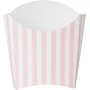 Miniatura de Restaurantware Bio Tek B0CMD6L85D - Taza de Freír Francesa de Papel Rosa y Blanco, 4.5 x 3.2 x 3.9 Pulgadas (11.51 x 8.2 x 9.8 cm), Capacidad 3 Onzas, Tamaño Mediano, 100 Tazas Desechables, Soporte para Patatas Fritas