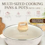 Miniatura de Bakken-Swiss 20-Piece Kitchen Cookware Set – Granite Non-Stick – Eco-Friendly – Crema – for All Stoves & Oven-Safe