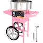 Miniatura de VEVOR Máquina Eléctrica de Algodón de Azúcar 1000W con Tazón de Acero Inoxidable, Cuchara de Azúcar y Cajón, Color Rosa, para Hogar, Carnaval, Cumpleaños Infantiles y Fiestas Familiares