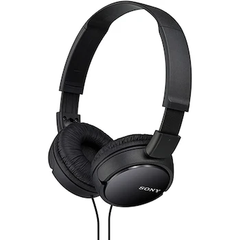 Imagen 2 de Sony MDR-ZX110/BCUC Audífonos de Diadema Plegables y Giratorios Color Negro + CARONTE Taurus Hervidor de Agua Eléctrico Tetera Eléctrica Jarra Inalámbrica 2 Litros