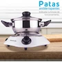 Miniatura de TAURUS ALPHA Parrilla Eléctrica 1 Quemador + SANELEC Extensión Barra Multicontacto 8 Entradas Cable 90 cm Modelo 1310
