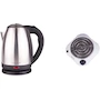 Miniatura de Taurus Hervidor de Agua Caronte 2 Litros Plata + Parrilla Eléctrica Taurus Alpha 1 Quemador Acero Inoxidable