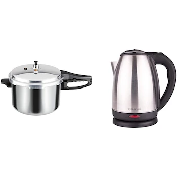 Imagen de referencia para OLLA EKCO Promo 6 Litros + Taurus Hervidor de Agua Caronte 2 Litros 1000W Chico Plata