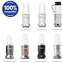 Miniatura de NutriBullet NB9-1301K Pro 13 Pcs Onyx Black 900W con NutriBullet tapa abatible para llevar (juego de 2) 25 libras, gris