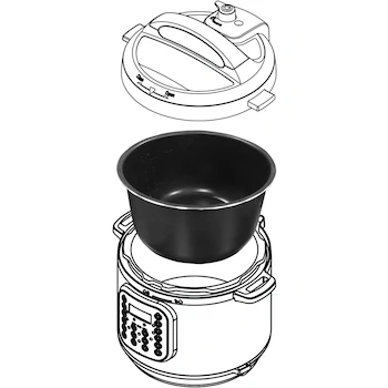 Imagen 5 de Instant Pot Duo Plus Mini 3 Qt 9-in-1 Multi-Use Programable Olla de Presión con Olla Interior de Cerámica, Gris, 2.83 L