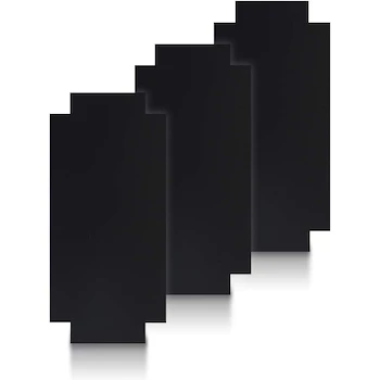 Imagen de referencia para CalorSolar CERATI ProtMicaP7535P3-Ne Aislante Cerámico Protector Térmico para Pared, Placa Cerámica de 75 x 35 cm, Color Negro, Paquete de 3 Piezas
