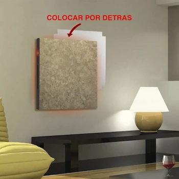 Imagen 4 de CalorSolar ProtMicaP55P6-Bl Aislante Cerámico Protector Térmico para Pared, Placa Cerámica de 55 x 55 x 0.6 cm, Color Blanco, Paquete de 6 Piezas, Modelo 1PTPP6Bl