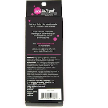 Imagen 3 de Spellbinders Jane Davenport JDM-007 Aplicadores de Espuma de Doble Punta Baton Blenders, Color Negro, Paquete de 30, Tamaño del Paquete 5.4 x 14.5 x 5.4 cm