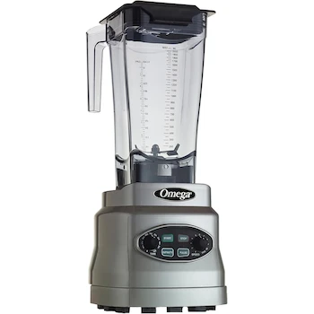 Imagen de referencia para Licuadora Omega OM7560 Profesional 3 HP 10 Velocidades Vaso Tritan 64 oz / 1.9 L Color Plateado / Silver