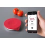 Miniatura de Drop Kitchen Báscula de Cocina de Silicona Antideslizante Conectada Bluetooth con App Interactiva de Recetas D600A Color Rojo Capacidad 6 kg