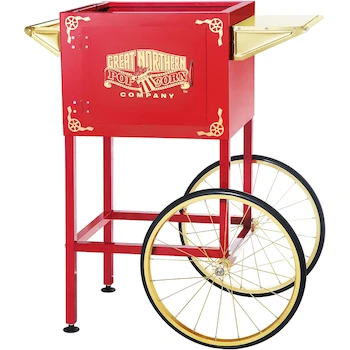Imagen de referencia para 6400 Red Replacement Cart for Larger 8 Ounce Roosevelt Style Great Northern Popcorn Machines