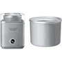 Miniatura de Cuisinart ICE-30BC Máquina Automática para Helado, Sorbete y Yogur Congelado Pure Indulgence, Metal Cepillado, Capacidad 2 Quartos + Tazón Extra Congelador Cuisinart ICE-30RFB de Acero Inoxidable 2 Quartos (0.9 Kg)