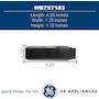 Miniatura de GE General Electric WB7X7183 Black Oven Door Handle End Cap, Model WB7X7183, Color Black, Dimensions 4.5 x 1.75 x 1.25 inches