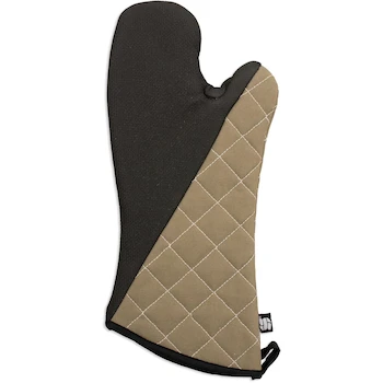 Imagen 2 de San Jamar 810CM17 BestGrip Neoprene Conventional Oven Mitt, Tan, 17" Length