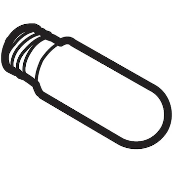 Imagen alusiva al producto Frigidaire 241552802 Bombilla para Refrigerador y Congelador, Bombilla Original OEM T-8, 25W, 120V, Modelo 241552802