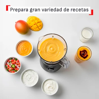 Imagen 5 de T-fal Mini Procesador de Alimentos/Licuadora Actimix Negro, Modelo BL1BK8X0, Capacidad 750 ml, Dimensiones 24 x 23 x 21 cm, Set de 10 Piezas, ASIN B0GFS9ZSJR