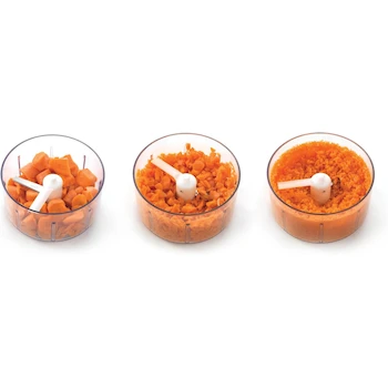 Imagen 4 de Procesador de Alimentos Manual Rotomac Metaltex, Modelo 251680, Color Blanco/Transparente/Negro, Dimensiones 13.7 x 11.2 cm