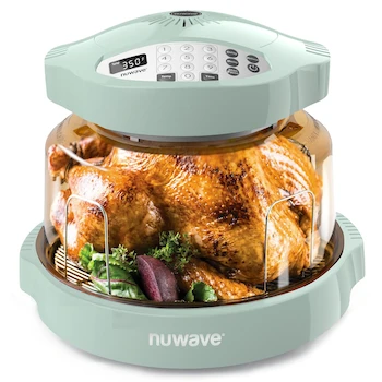 Imagen de referencia para NuWave Pro Plus 2 Horno Infrarrojo de Encimera con Convección, Color Negro, Modelo 20642, Serie Pro Plus 2, Capacidad hasta 10 Libras