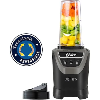 Imagen 3 de Oster® Sistema de nutrición ActiFit+™, Licuadora Personal con Tecnología de Motor Reversible, 1200 W, 750 ml, Color Negro, Modelo BLSTXPN7001