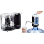 Miniatura de Black+Decker Picador de Alimentos de Un Toque, Color Negro, Modelo HC150B, Capacidad 1.5 Tazas + DOSYU Dispensador de Agua para Garrafón, Automático, Botella Recargable, Color Blanco, Capacidad Máxima 20 Litros, Dimensiones 8x20x14 cm