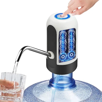 Imagen 2 de Black+Decker Picador de Alimentos de Un Toque, Color Negro, Modelo HC150B, Capacidad 1.5 Tazas + DOSYU Dispensador de Agua para Garrafón, Automático, Botella Recargable, Color Blanco, Capacidad Máxima 20 Litros, Dimensiones 8x20x14 cm