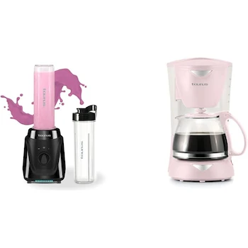 Imagen de referencia para Taurus BLENDER 2 GO! Licuadora Personal Tritan con 2 Botellas de 500 ml + TAURUS Coffeemax 6 RIBBON Cafetera de Goteo