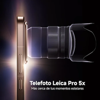 Imagen 4 de XIAOMI 15T Pro – Smartphone 12GB RAM 512GB ROM Gris + Tablet Redmi Pad SE 8.7" de Regalo | Pantalla 6.83" 144Hz | MediaTek Dimensity 9400+ | Cámara Leica Summilux con Lente Óptico | Carga Rápida 90W