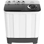 Miniatura de Hisense Lavadora Doble Tina WSA1102PCN, Semiautomática, 11 Kg, Temporizador Lavado y Centrifugado, Dimensiones 111x63x84 cm, Blanco/Gris White&Black