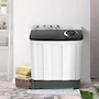 Miniatura de Hisense Lavadora Doble Tina WSA1102PCN, Semiautomática, 11 Kg, Temporizador Lavado y Centrifugado, Dimensiones 111x63x84 cm, Blanco/Gris White&Black
