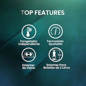 Imagen 5 de Hisense RR33D6AGX1 Frigobar 3.3 pies cúbicos con Congelador Independiente, Termostato Ajustable, Estantes para Botellas de 2 Litros, Gris, 48x45x84 cm