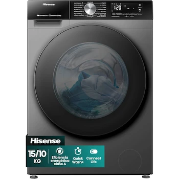 Imagen de referencia para Lavasecadora Inverter Hisense 15 kg Carga Frontal Gris WD3S1543BT
