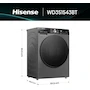 Miniatura de Lavasecadora Inverter Hisense 15 kg Carga Frontal Gris WD3S1543BT