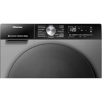 Imagen 4 de Lavasecadora Inverter Hisense 15 kg Carga Frontal Gris WD3S1543BT