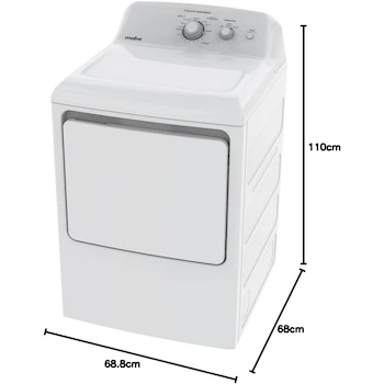 Imagen 2 de Mabe - Secadora a Gas LP 6.2 cu. ft. (20 kg) Blanca con Sanitizado - SMG26N5MNBAB0