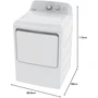 Miniatura de Mabe - Secadora a Gas LP 6.2 cu. ft. (20 kg) Blanca con Sanitizado - SMG26N5MNBAB0