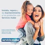Miniatura de Mabe - Secadora a Gas LP 6.2 cu. ft. (20 kg) Blanca con Sanitizado - SMG26N5MNBAB0