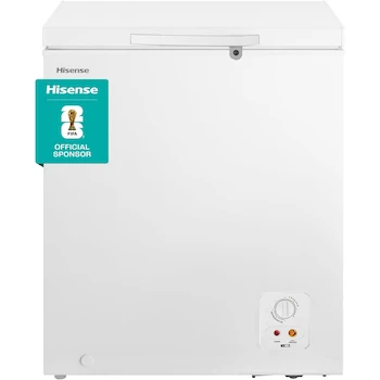 Imagen de referencia para Hisense FC50D6AWX Congelador Horizontal, 5 Pies Cúbicos (142 Litros), Blanco, 62x56x85 cm (Ancho x Largo x Alto)